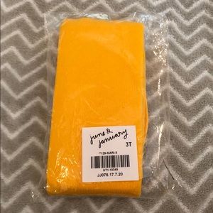 June & January marigold tights 3t